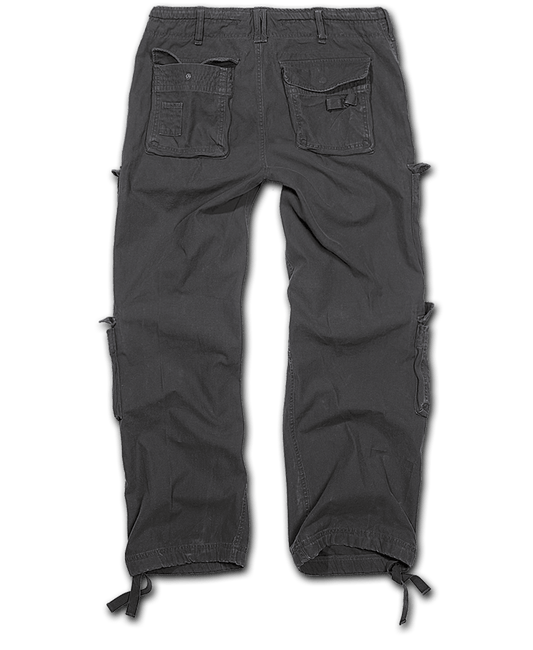 Pure Vintage Pants Black Brandit