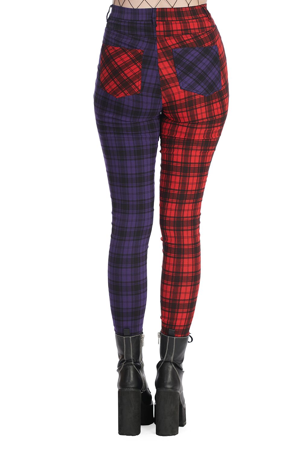 Tartan Baily Trouser Banned rot - lila
