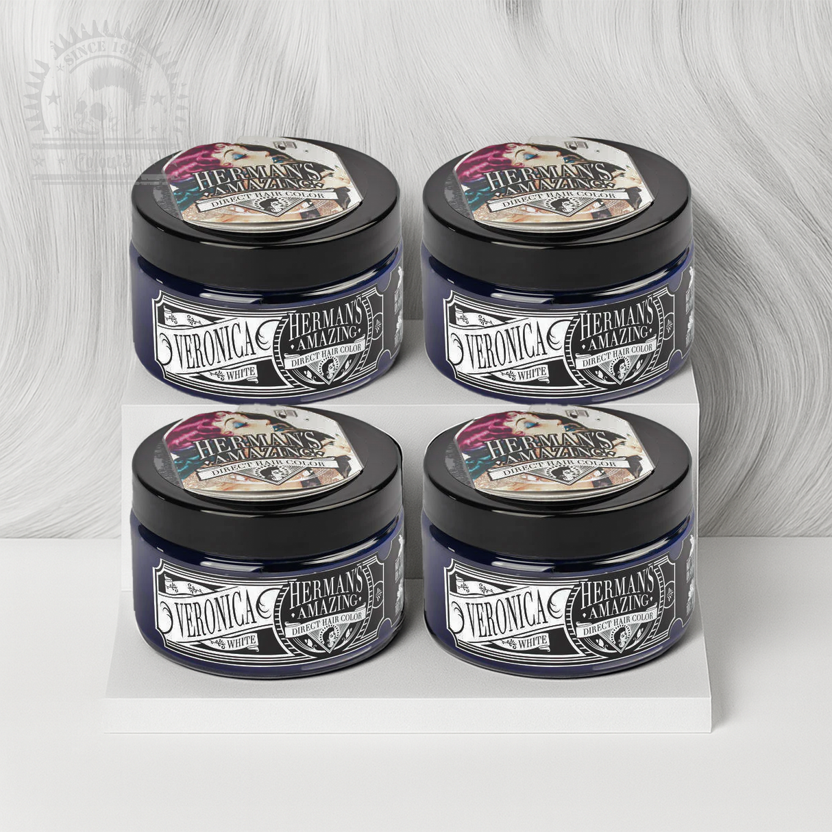 4er-Sparset VERONICA WHITE TONER Haartönung Herman's Amazing