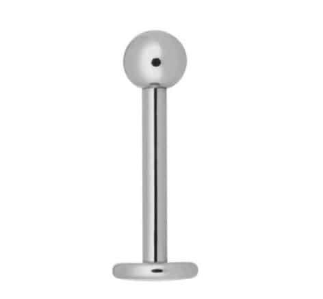 Labret-Piercing Chirurgenstahl Silber Wildcat