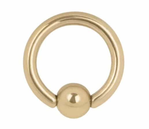 Klemmkugelring Chirurgenstahl Gold Wildcat Colours Shop Hamburg