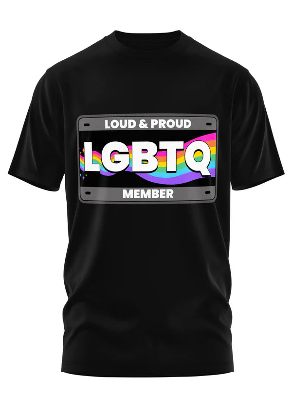 Schwarzes Oberteil LGBTQ Shirt von Easure