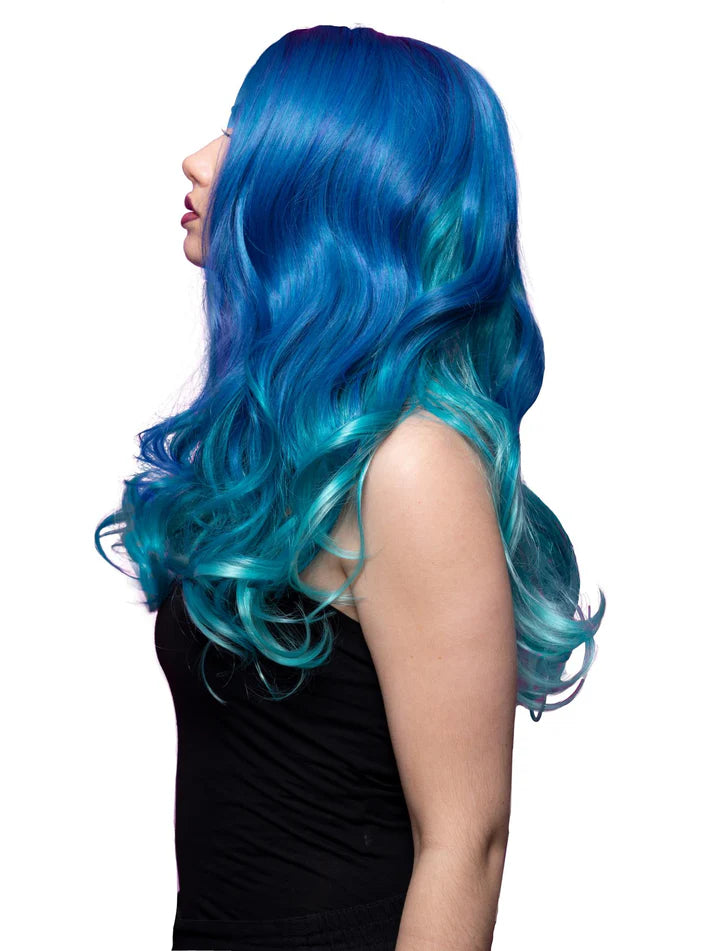 Blaue Perücke Mermaid Queen Bitch Wig von Manic Panic