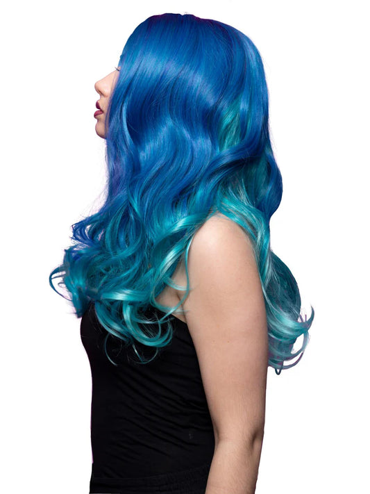 Blaue Perücke Mermaid Queen Bitch Wig von Manic Panic