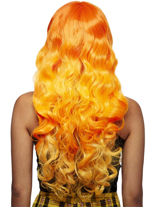 Orangene Perücke Psychedelic Sunrise Siren Wig von Manic Panic