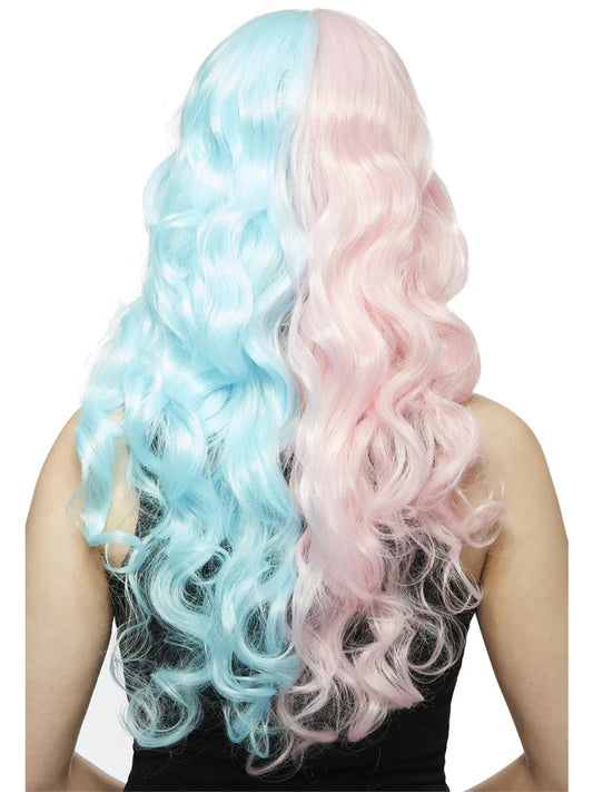 Rosa-blaue Perücke Cotton Candy Angel Siren Wig von Manic Panic