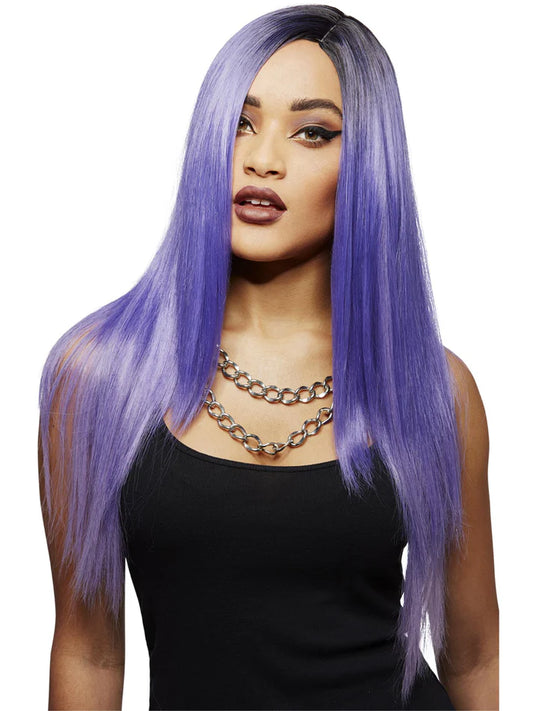 Lilane Perücke Amethyst Ombre Super Vixen Wig von Manic Panic