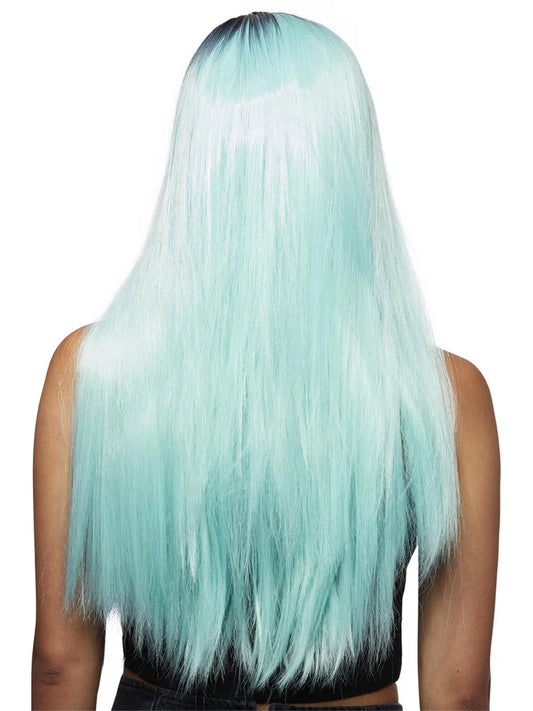 Hellblaue Perücke Sea Nymph Super Vixen Wig von Manic Panic