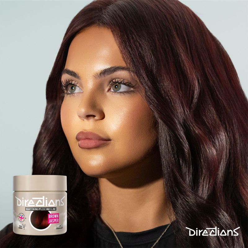semi-permanente Haartönung Brown Jasper in dem Farbton Mahagoni von Directions