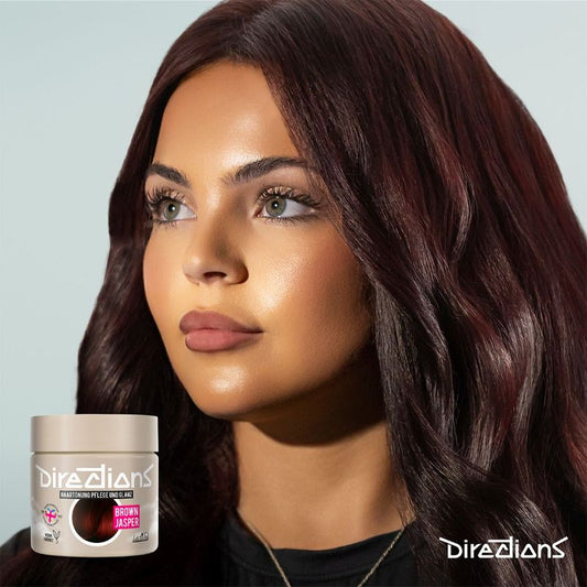 semi-permanente Haartönung Brown Jasper in dem Farbton Mahagoni von Directions