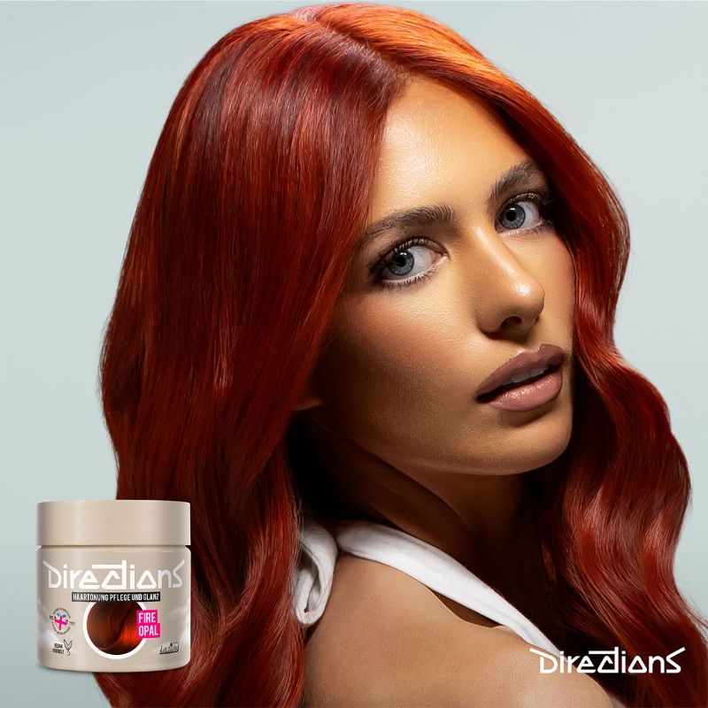 semi-permanente Haartönung Fire Opal in dem Farbton Kupferton von Directions
