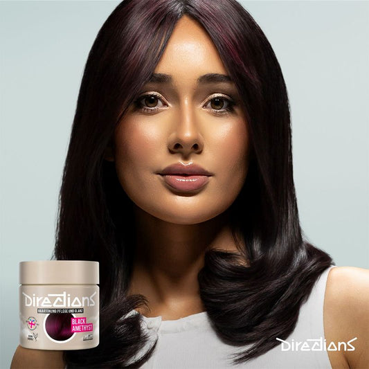 semi-permanente Haartönung Black Amethyst in dem Farbton Aubergine von Directions