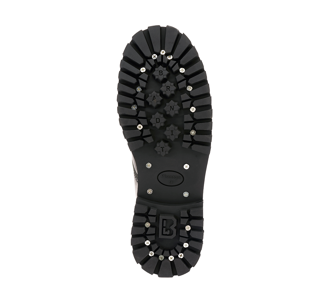 White Rub Off Phantom 10 Eye Boots Brandit Lederstiefel 