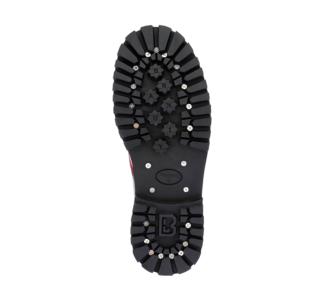 Red Rub Off Phantom 10 Eye Boots Brandit Lederstiefel 