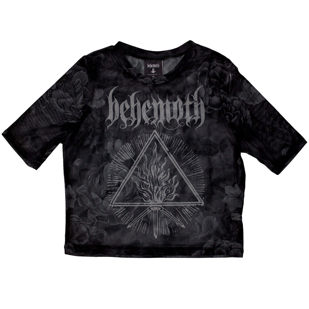 Behemoth Furor Divinus Ladies Mesh Crop Top