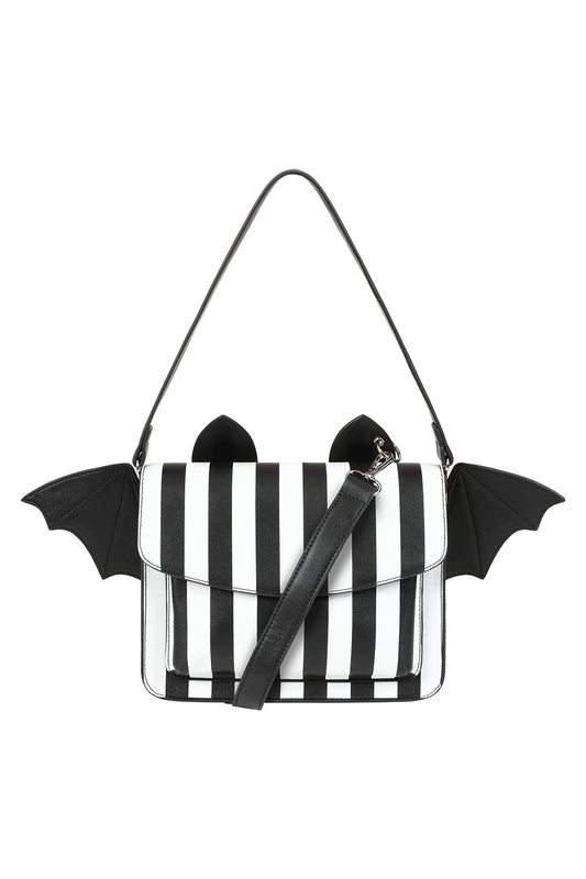 Bat Bag Black White Stripe Banned