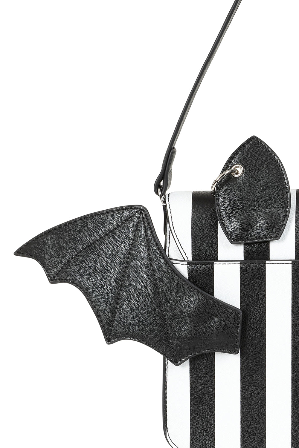 Bat Bag Black White Stripe Banned