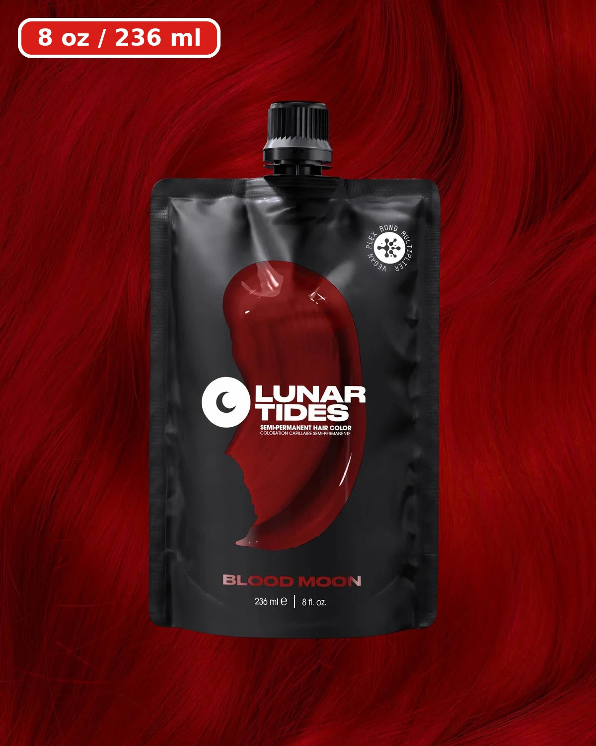 Blood Moon Haartönung Lunar Tides