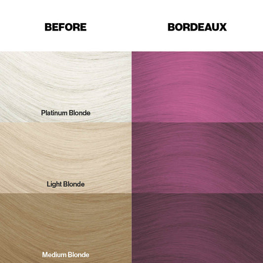 Farbkarte mit Färbebeispielen