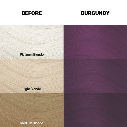 Farbkarte mit Färbebeispielen