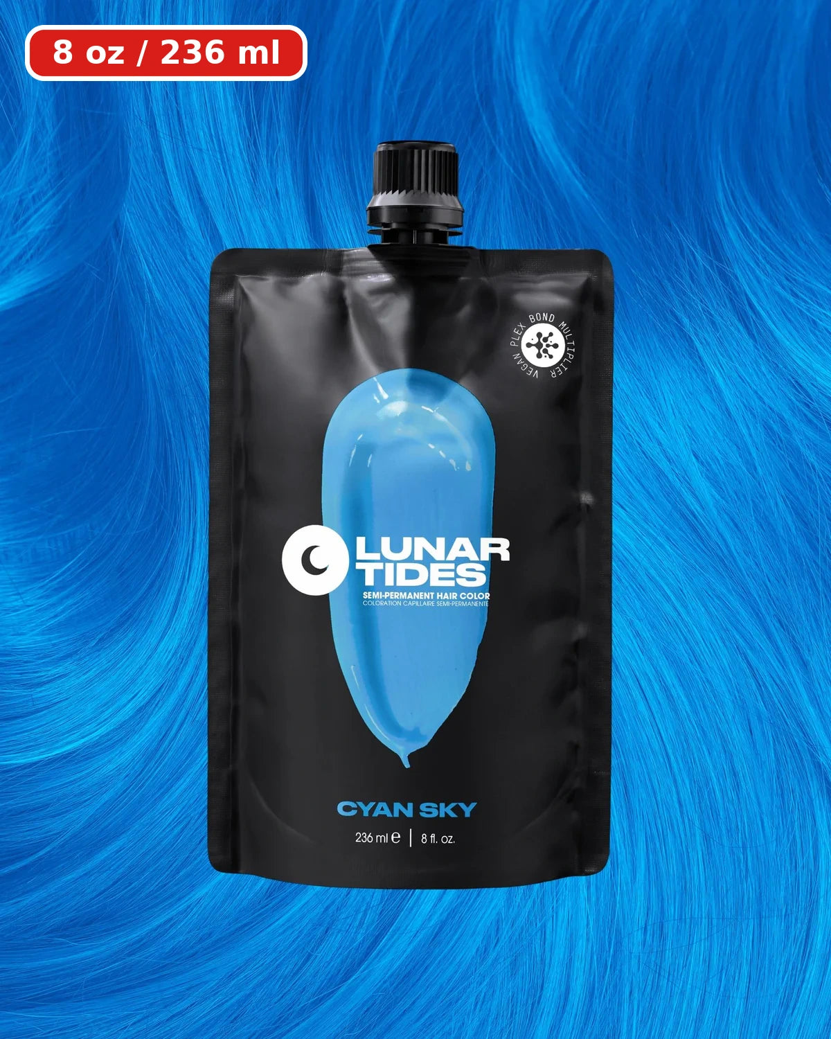 Cyan Sky Haartönung Lunar Tides