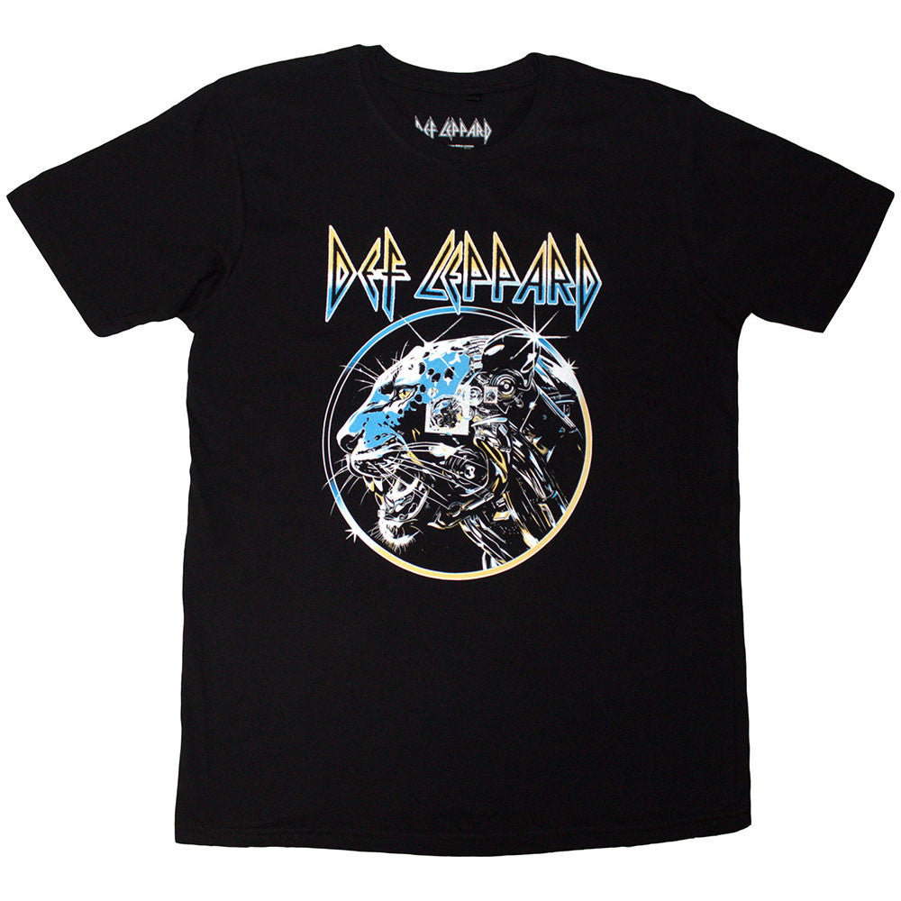 Lizensiertes Def Leppard Metal Leopard Bandshirt
