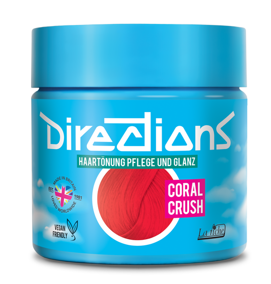 semi-permanente Haartönung CORAL CRUSH in dem Farbton Koralle von Directions