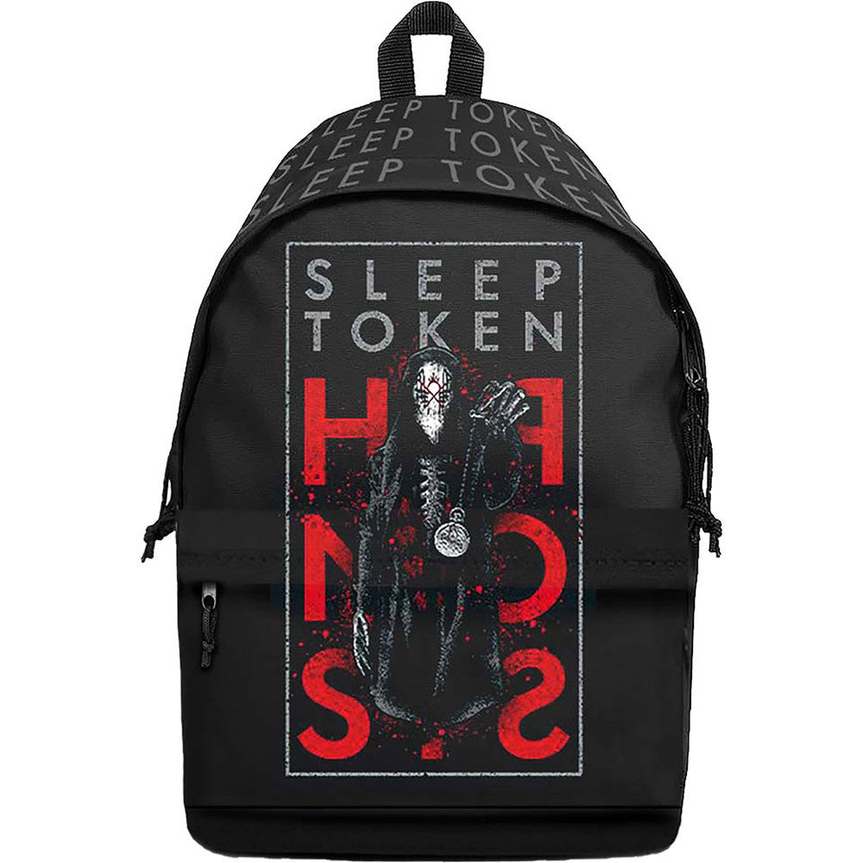 Schwarzer Rucksack Sleep Token Hypnosis Backpack