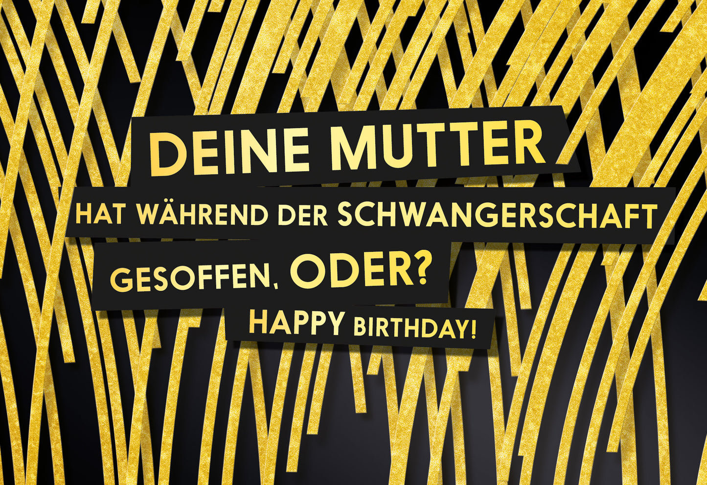 Gesoffene Mutter Fck You Card