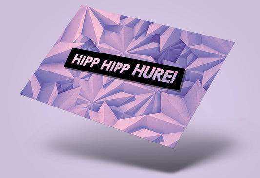 Hipp Hipp Hure Fck You Card