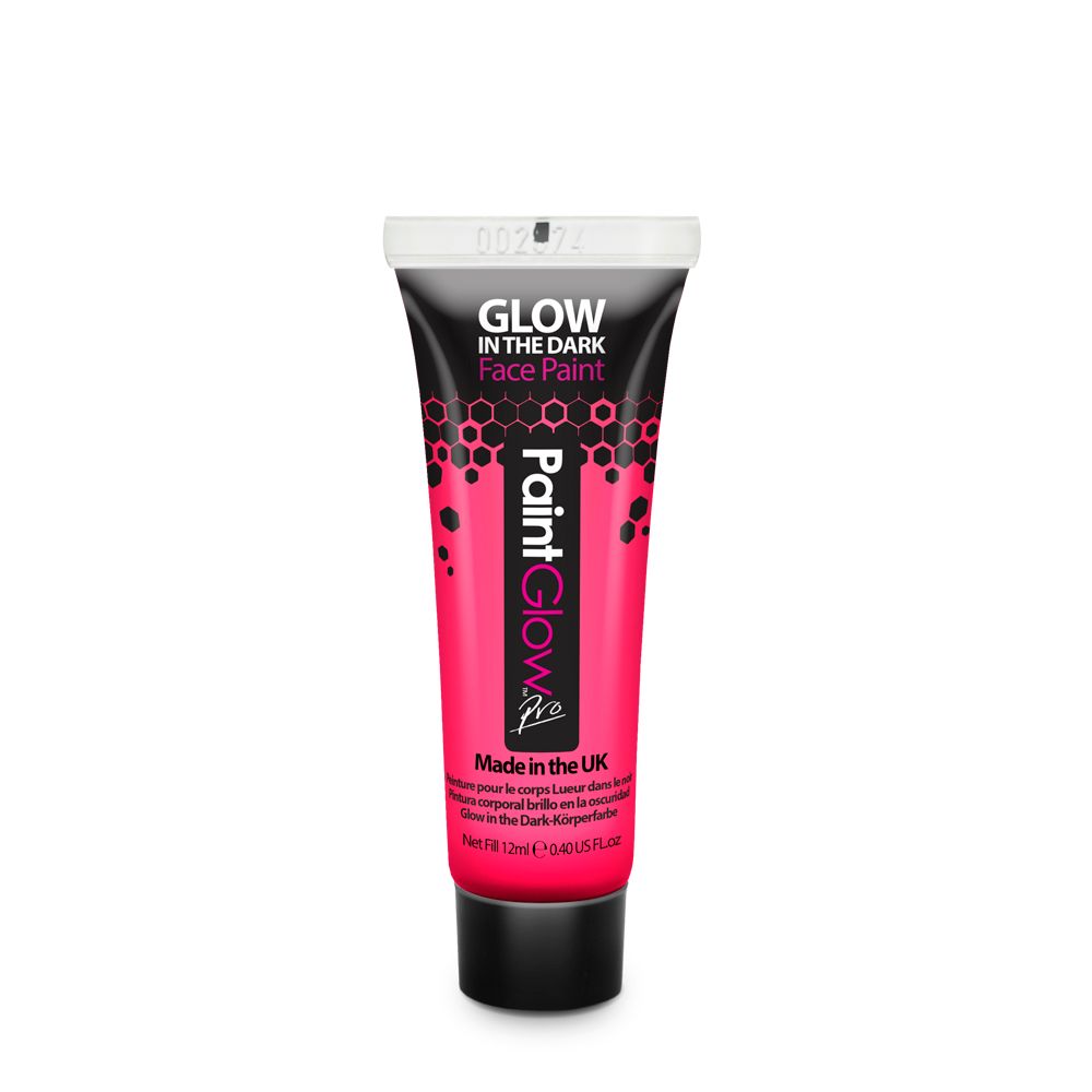Neonpinker Body Paint-Farbe UV Pink Face Paint für Gesicht und Körper von PaintGlow