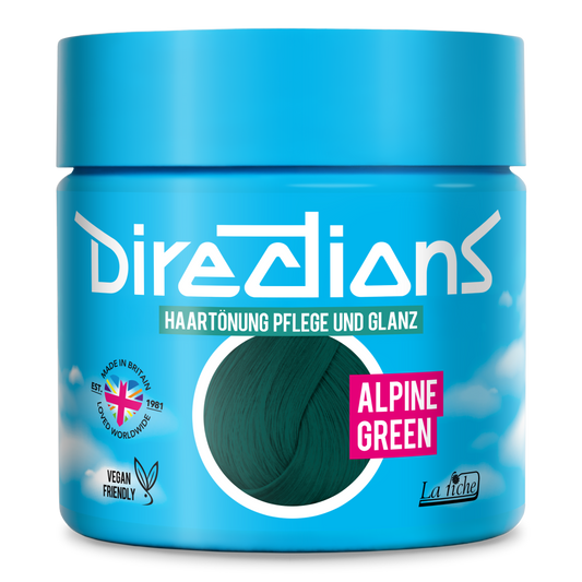 ALPINE GREEN Hair Tint Directions
