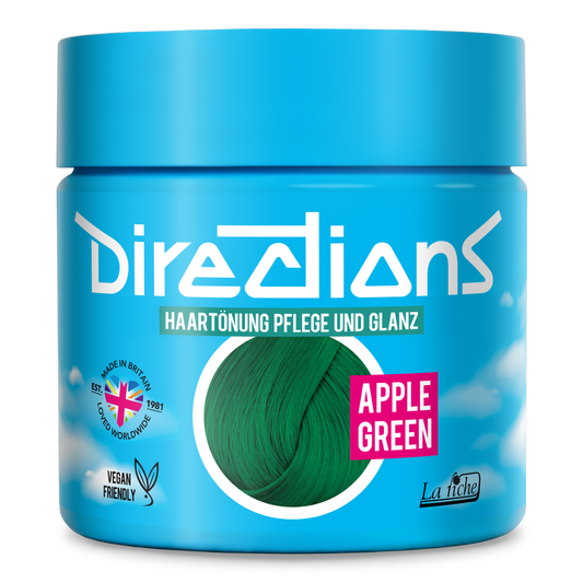 APPLE GREEN Hair Color Directions