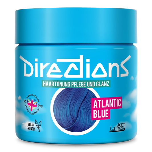 ATLANTIC BLUE Hair Color Directions