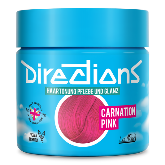CARNATION PINK Hair Color Directions