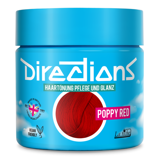 POPPY RED Hair Dye Directions