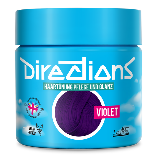 VIOLET Hair Color Directions