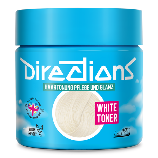 WHITE TONER Hair tint Directions