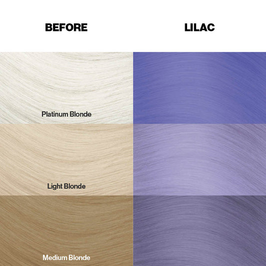 Farbkarte mit Färbebeispielen