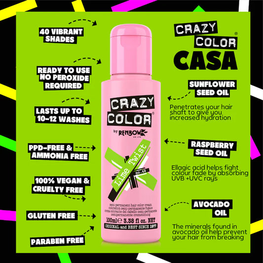 LIME TWIST Haartönung Crazy Color