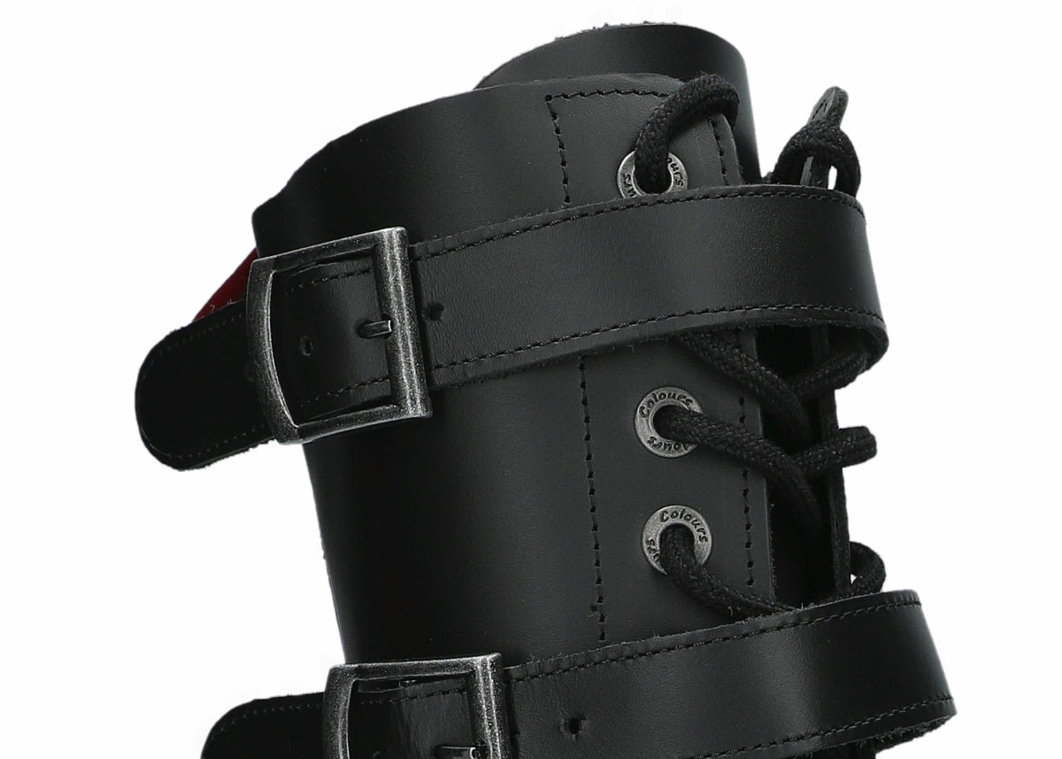 14 Loch 5 Buckles Black Colours Boots