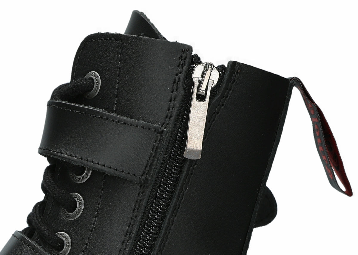 10 Loch 3 Buckles Black Colours Boots