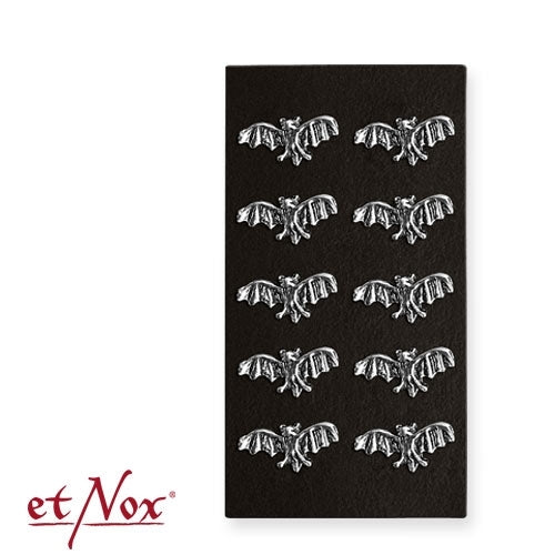 Silberner Ohrstecker Fledermaus 925 Silber von etNox