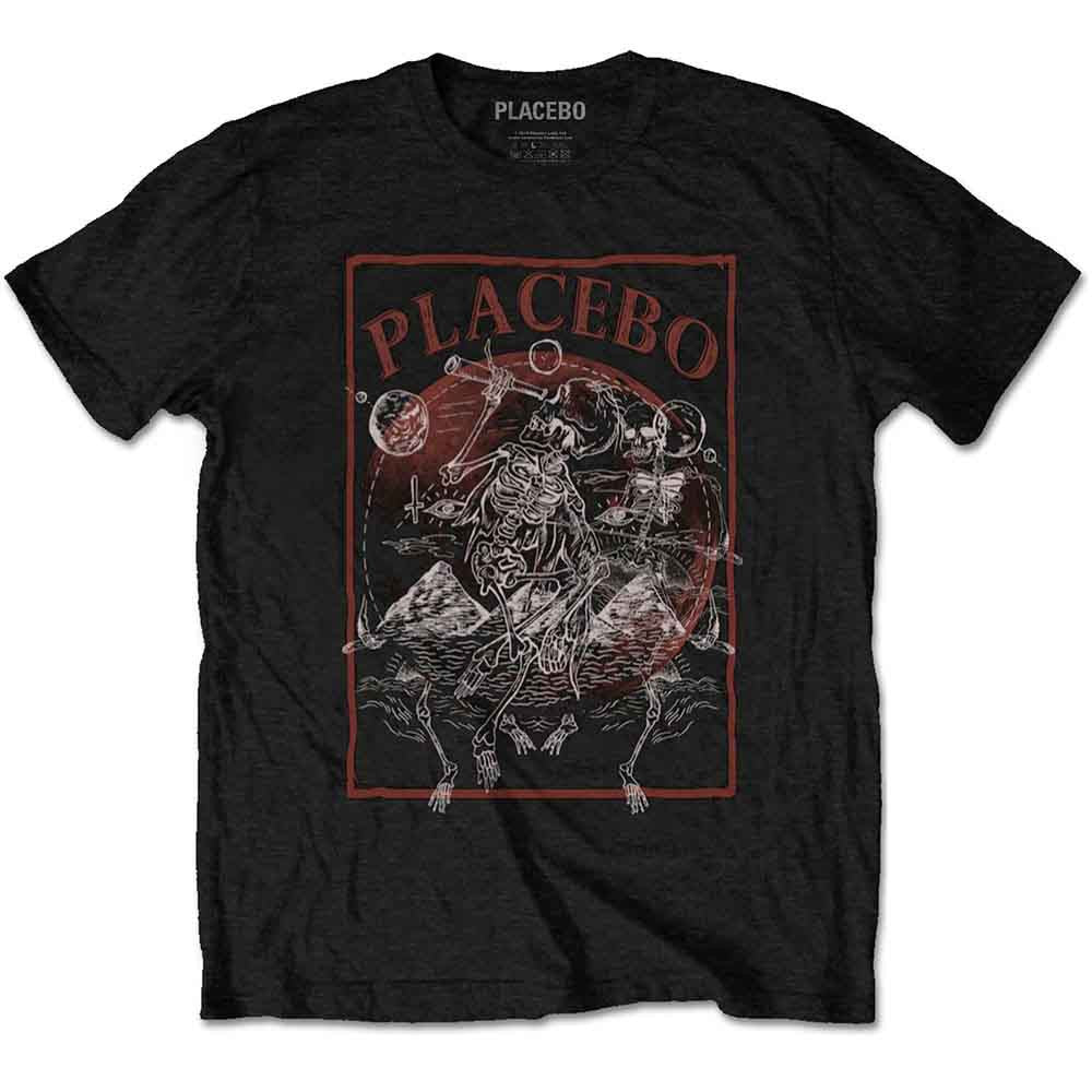 Lizensiertes Placebo Astro Skeletons Bandshirt