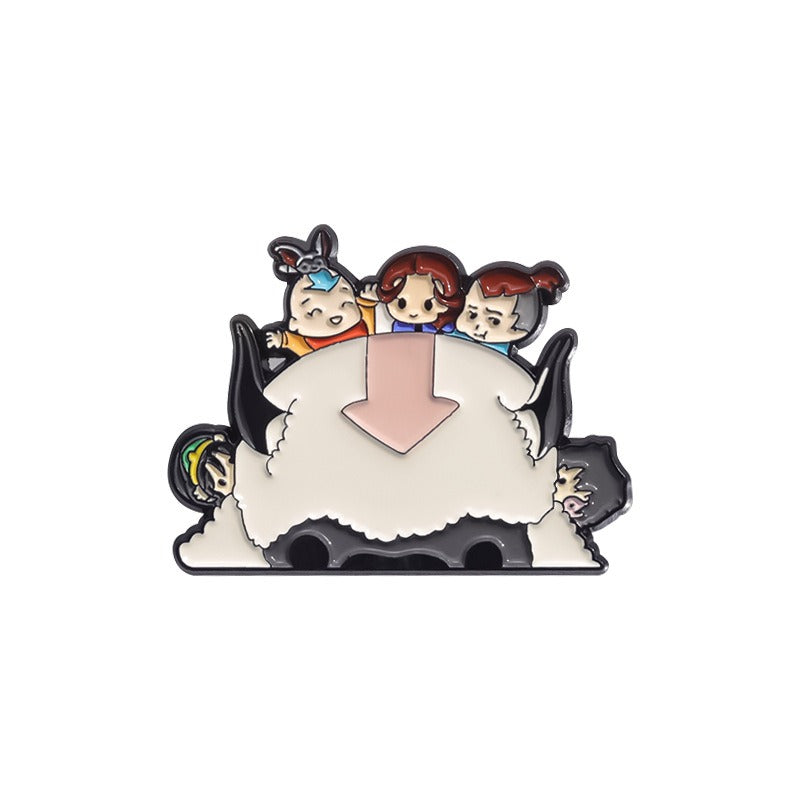 Kleiner Emaille-Anstecker AVATAR ENAMEL PIN mit Avatar Design von Moon Attic