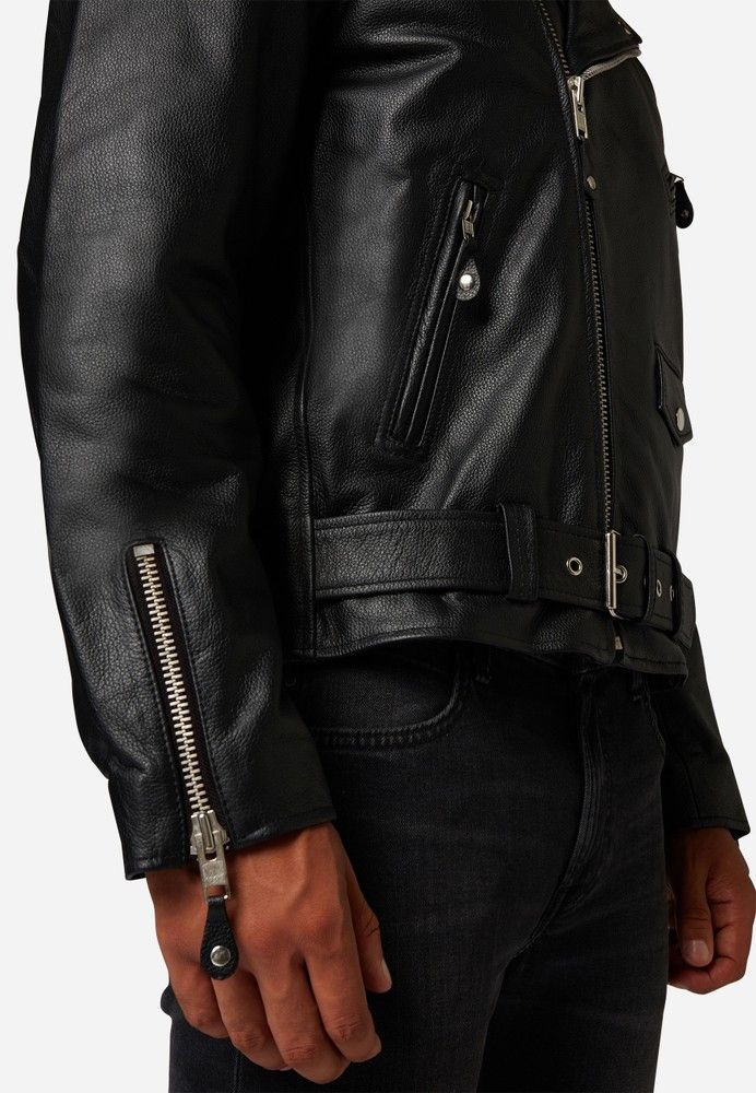Old School Lederjacke Biker Classic