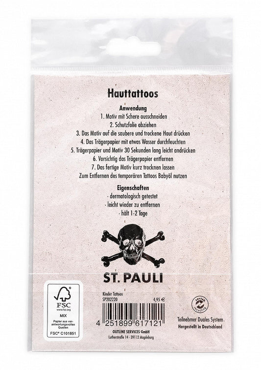 Haut-Tattoos St. Pauli Colours Shop Hamburg
