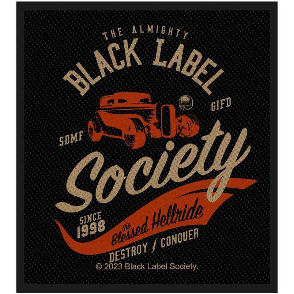 Aufnäher Black Label Society The Blessed Hellride Patch Nr.27