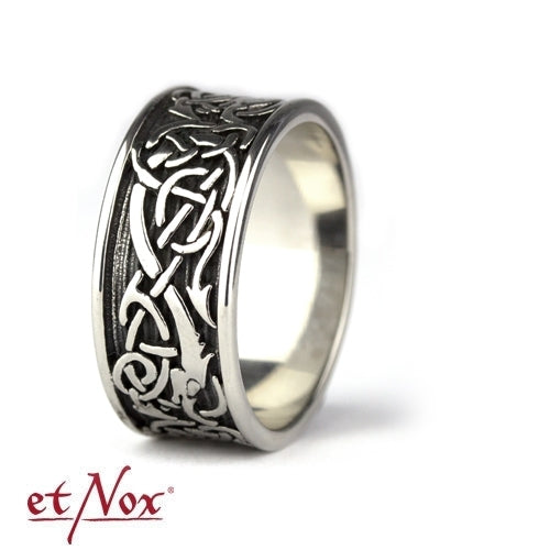 Edelstahlring Celtic Ring von etNox