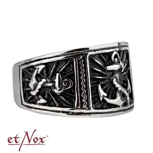 Edelstahlring Anker Ring von etNox